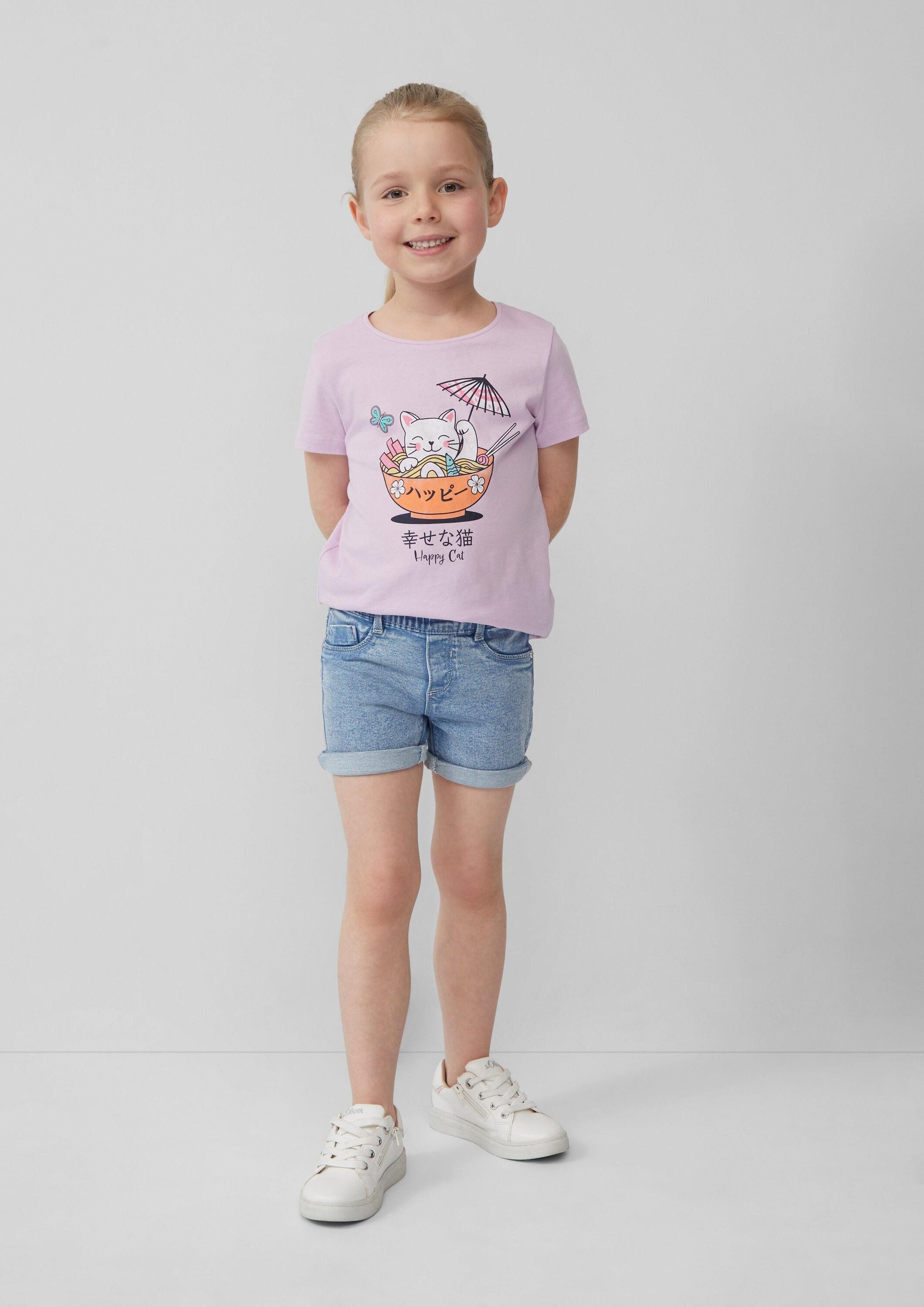 s.Oliver Jeansshorts Jeans-Hose Jeans-Shorts / Mid Rise / Elastikbund