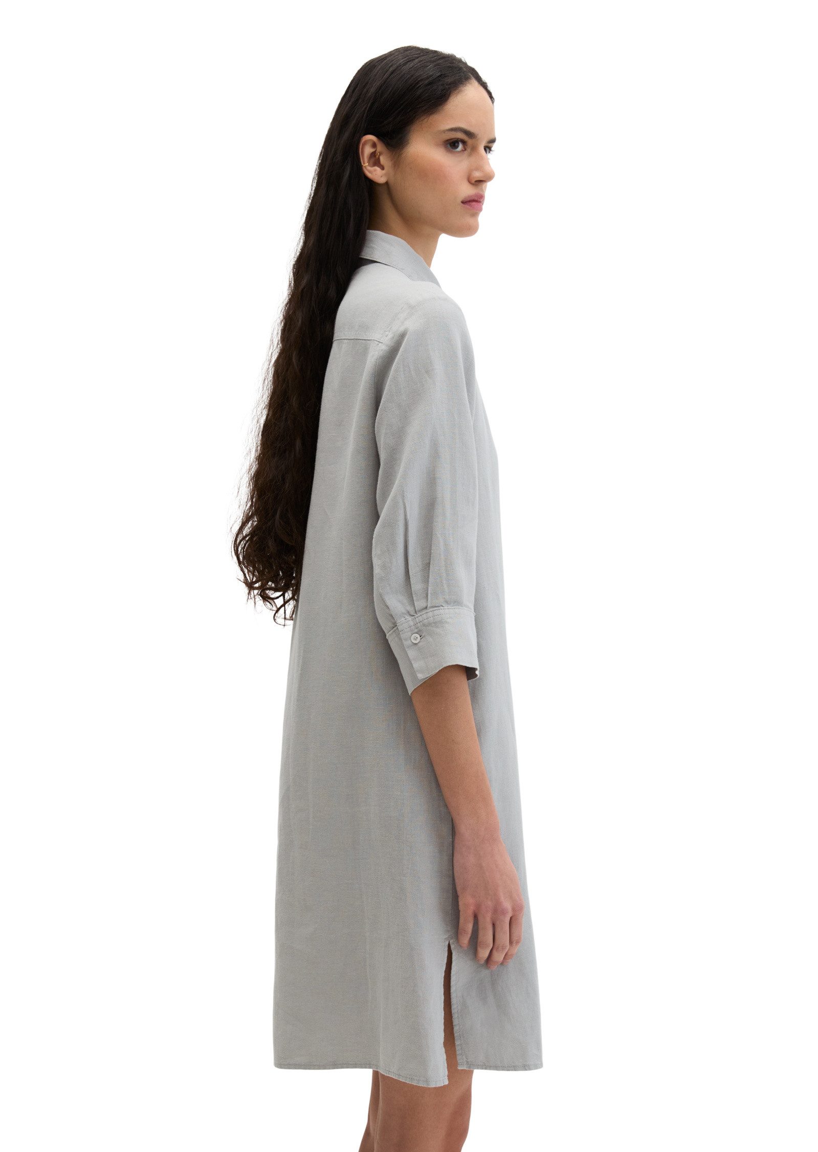 Marc O'Polo Hemdblusenkleid mit verdeckter Knopfleiste