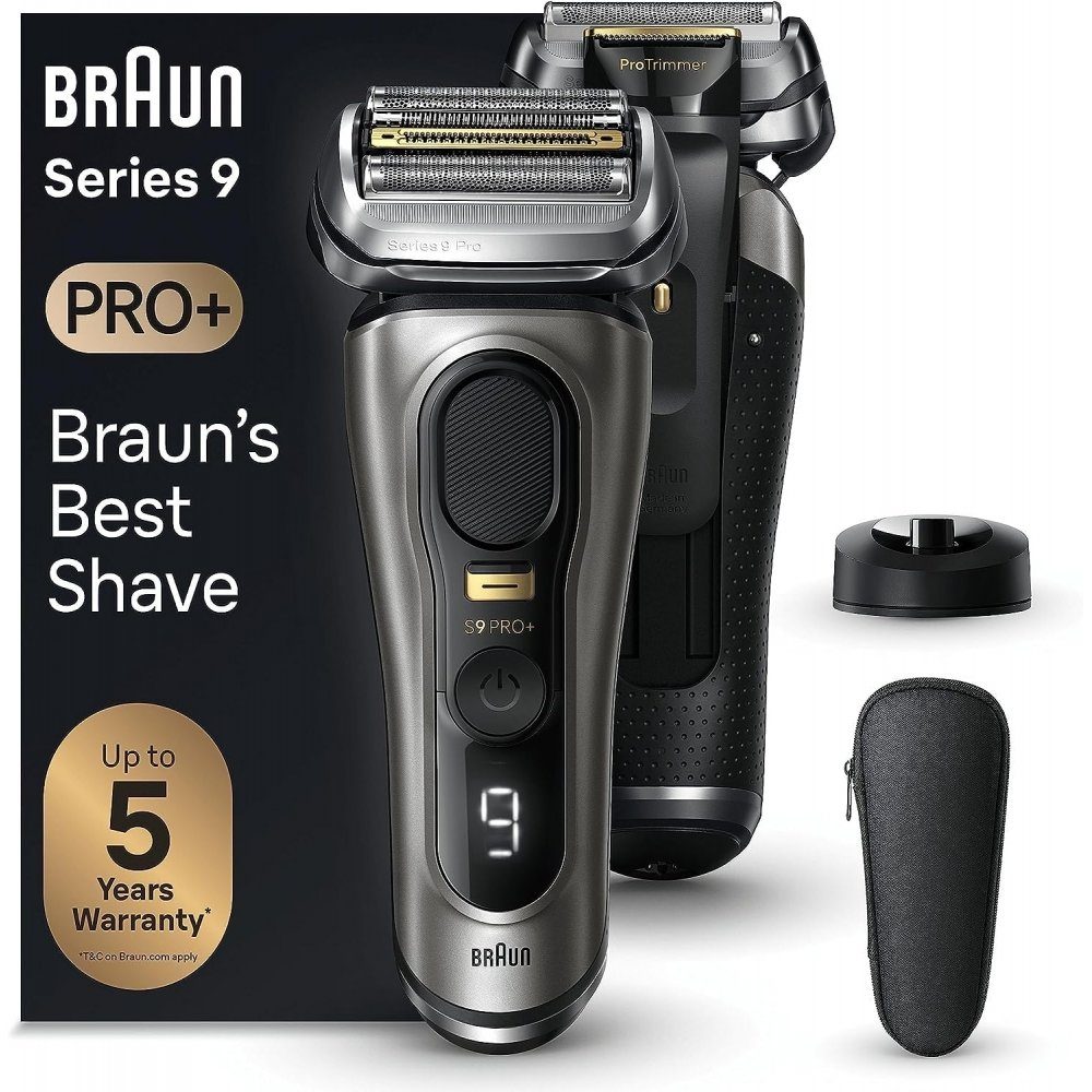 Braun Dry - & Elektrorasierer grau 9 Rasierer 9515s Series - Wet Pro+