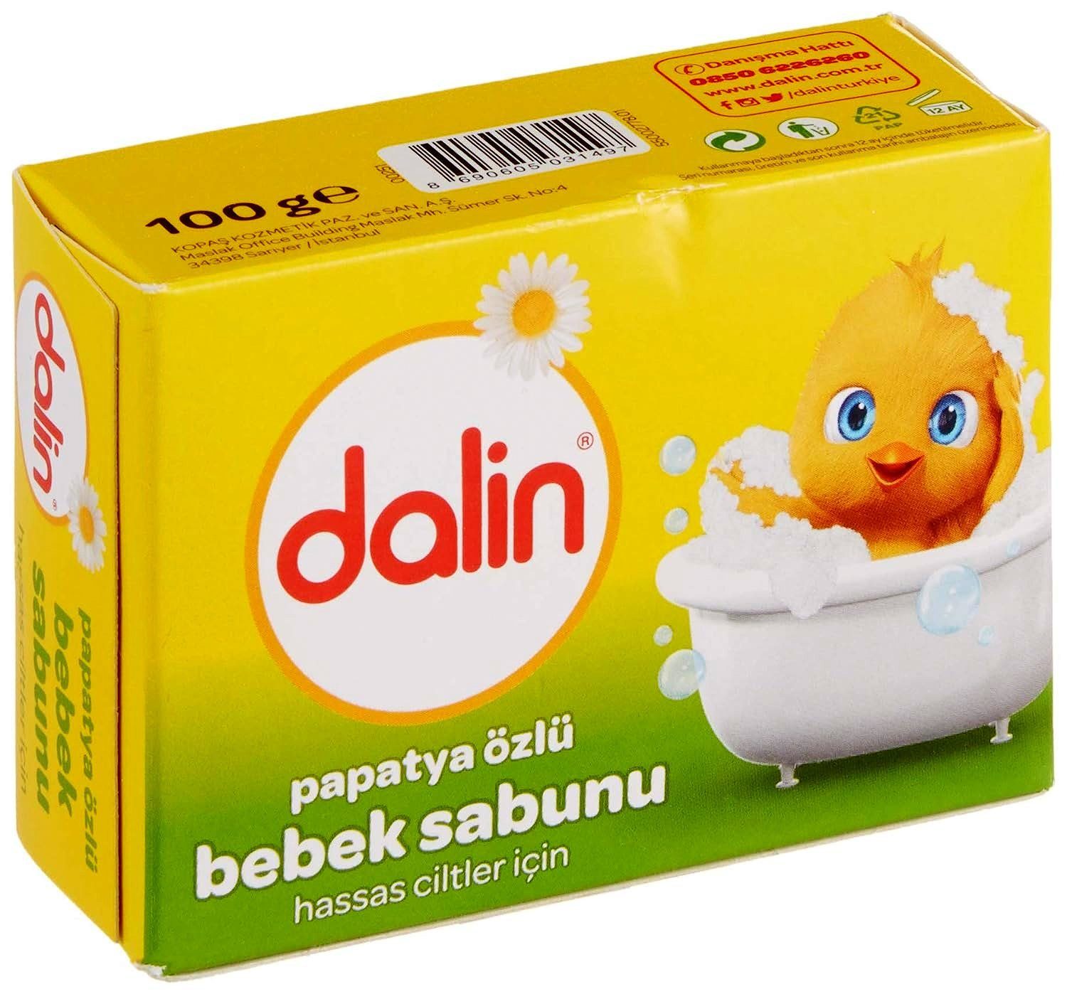 Dalan Handseife Dalin (100g) Babyseife mit Kamillenextrakt - Baby soap camomile extact
