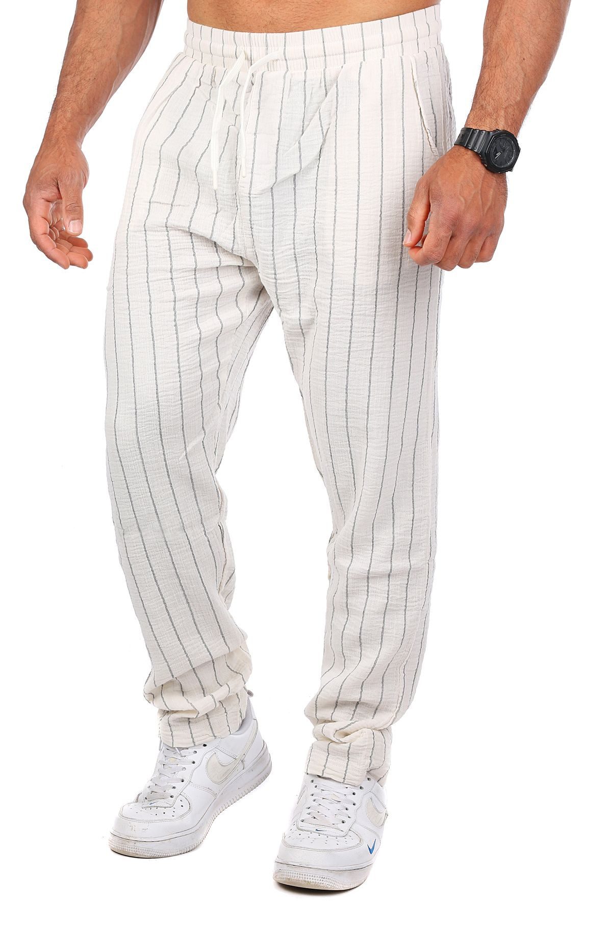 CARISMA Strandhose Herren Musselin Hose lang trendig angenehm luftig locker günstig online kaufen