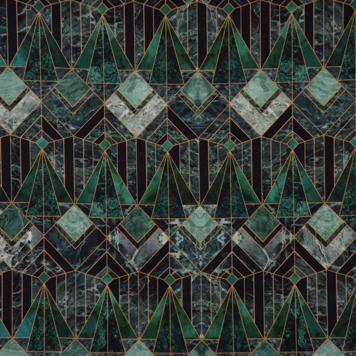 LEBEN., made Germany, blickdicht, Marble Diamond Vorhang SCHÖNER Marmor in Deco LEBEN. Vorhang grün handmade, Art Smokband SCHÖNER (1 vorgewaschen Baumwolle, St), 245cm,