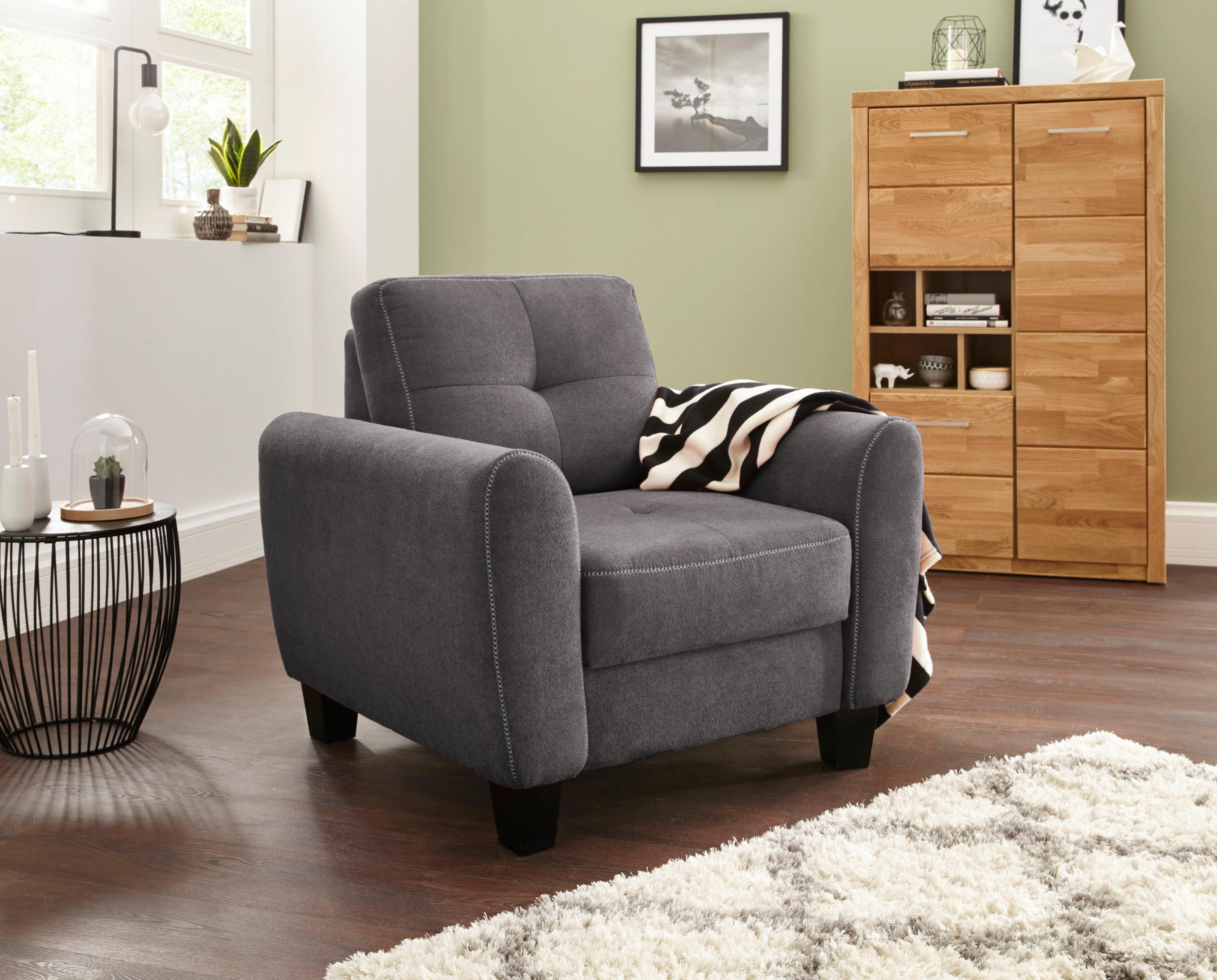 sit&more Sessel Varese, inklusive Federkern günstig online kaufen