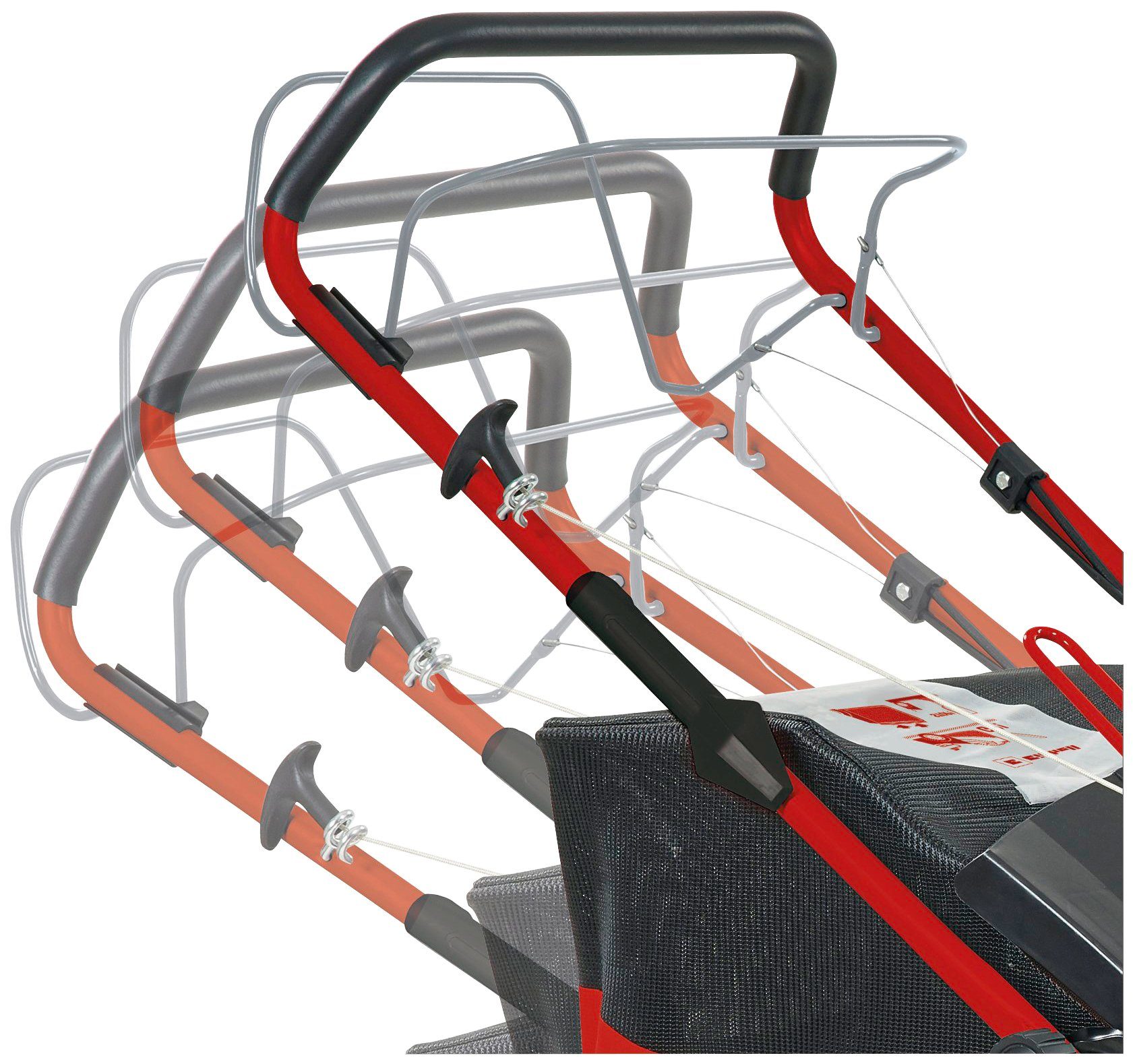 Einhell Benzinrasenmäher GC-PM 51/3 S HW, 51 cm Schnittbreite