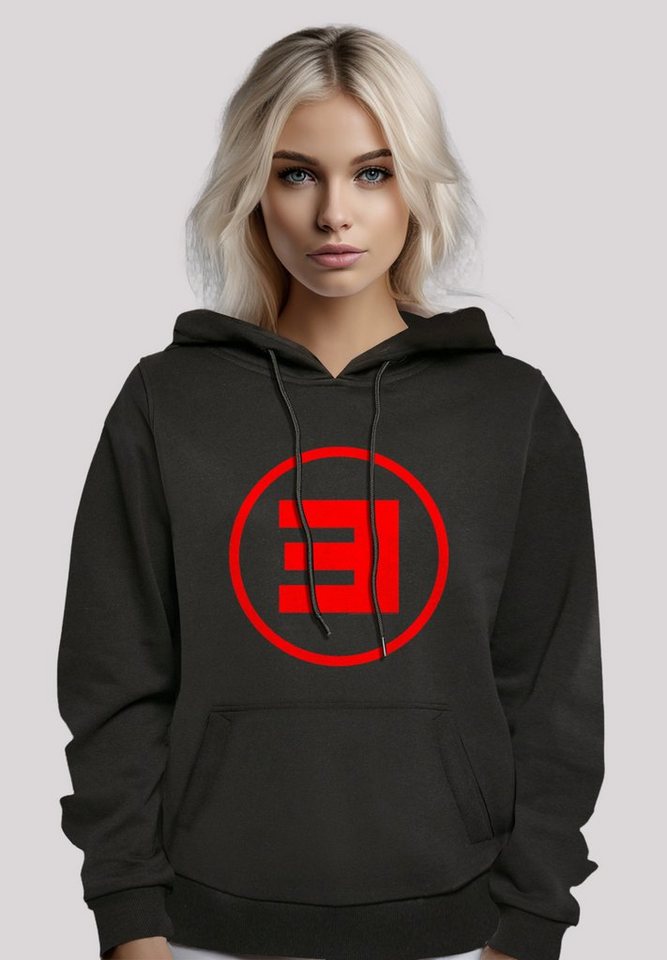 F4NT4STIC Hoodie Eminem Circle E Rap Hip Hop Music Premium Qualität, Musik,  By Rock Off, Für Regular Fit eine Nummer größer bestellen