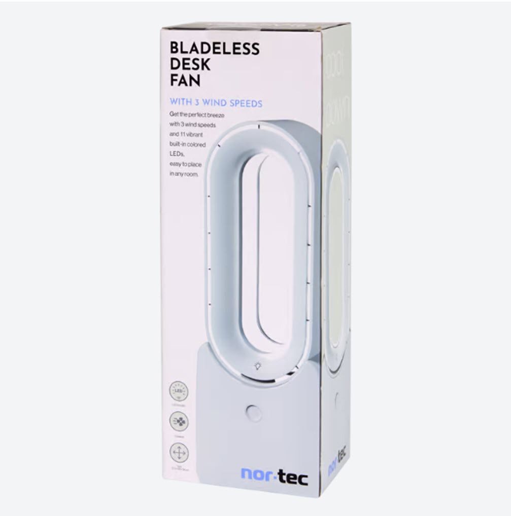 NORTEC Tischventilator Rotorloser Tischventilator USB-C Bladeless günstig online kaufen