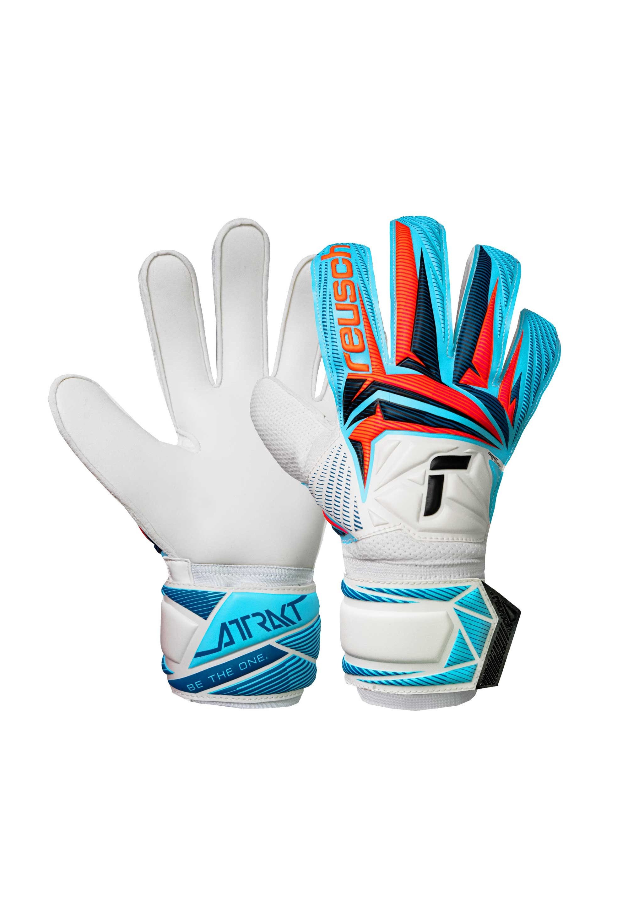 Reusch Torwarthandschuhe Attrakt Solid mit hochelastischem, sicherem Verschluss