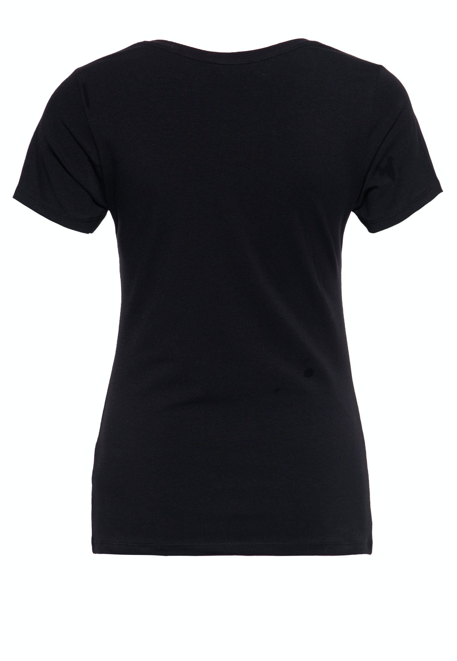 QueenKerosin Print-Shirt Boom (1-tlg) mit V-Ausschnitt und Print in der Fro günstig online kaufen
