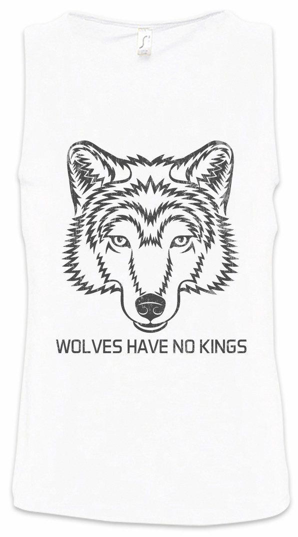 Urban Backwoods Tanktop Wolves Have No Kings I Ärmelloses T-Shirt The Farseer Wolf Wulf Fun Trilogy Fitz Der Weitseher