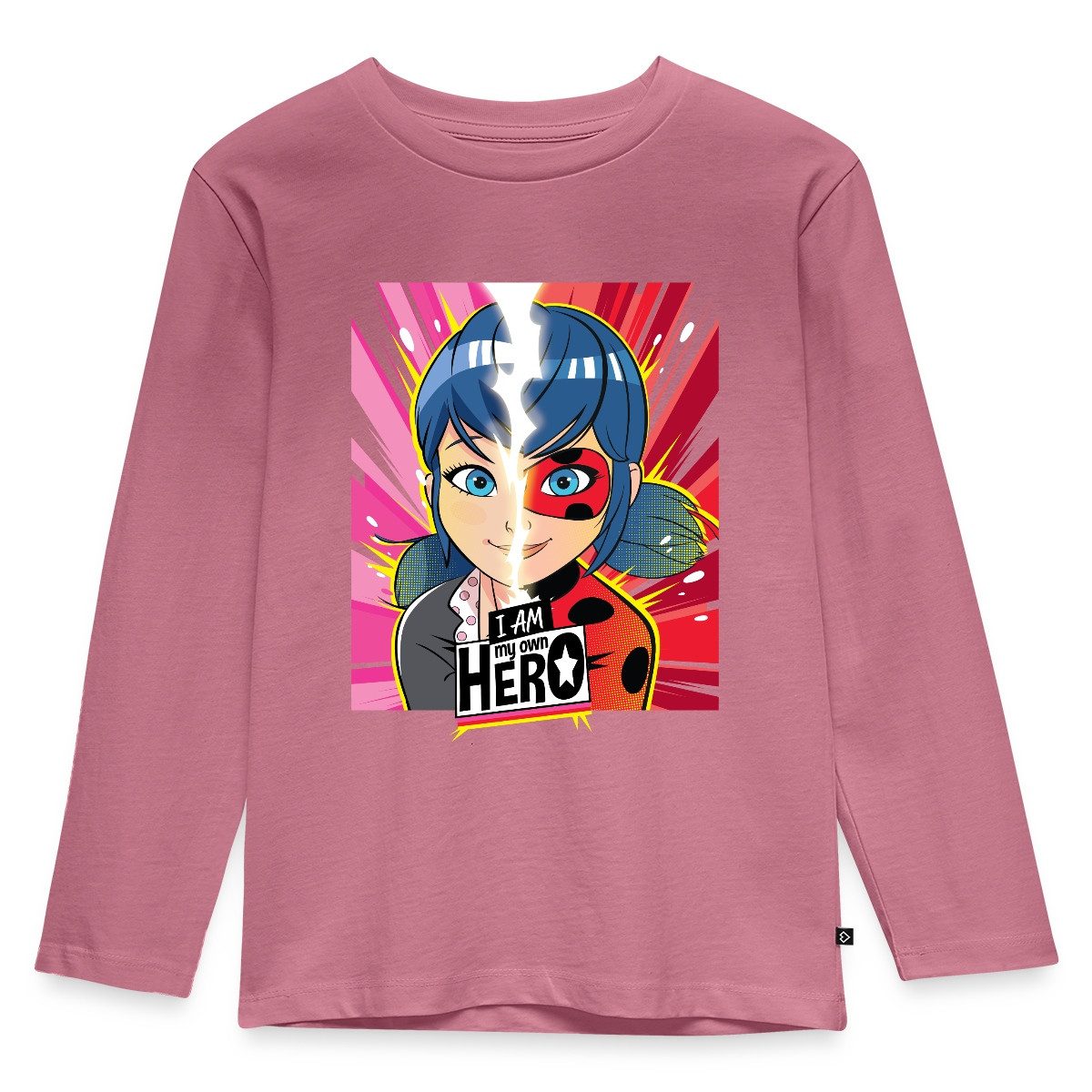 T-Shirt Miraculous I Am My Own Hero Ladybug Marinette Kinder Premium Langarmsh