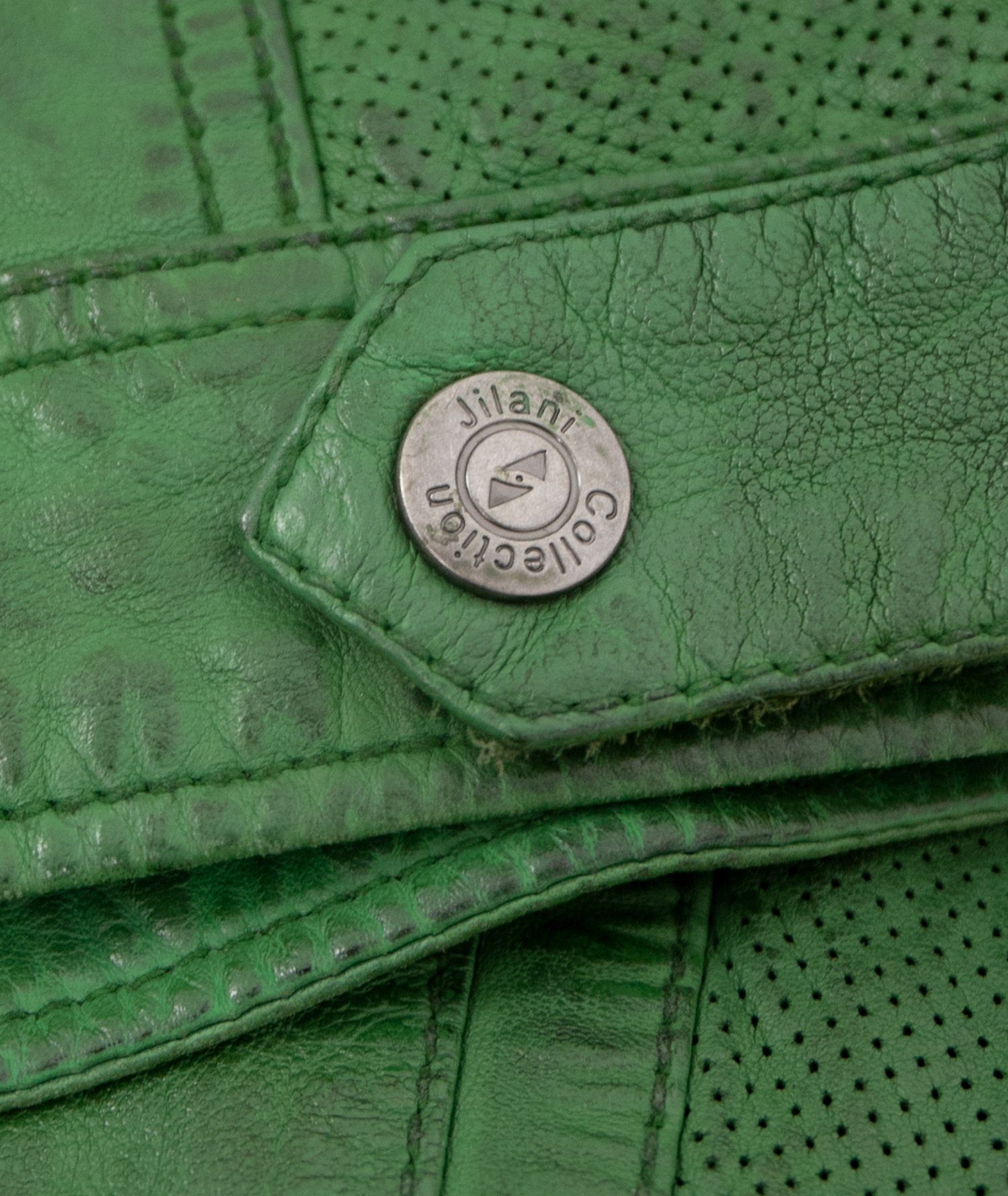 Jilani Lederjacke Flash-2 Jilani - Herren Lederjacke Lammnappa grün