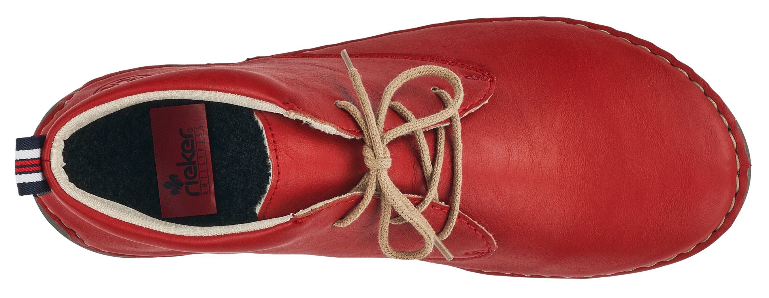 Rieker Schnürboots, Stiefelette, Schnürstiefelette mit Rahmennaht