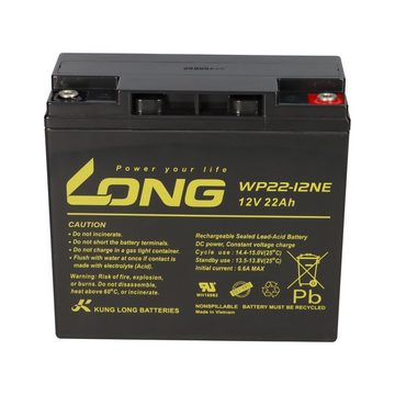 Kung Long Bleiakku 60V 22Ah (5x 12V 22Ah) kompatibel SXT Raptor 1200 V2 & Viper Elektromobil-Akku