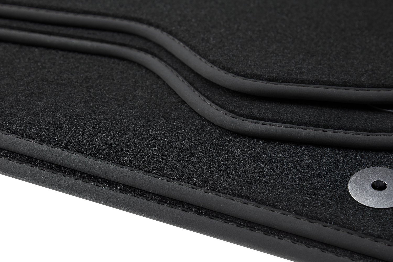 teileplus24 Car Floor Mats V277 Velour Floor Mat Set compatible with Skoda Kodiaq 2017-