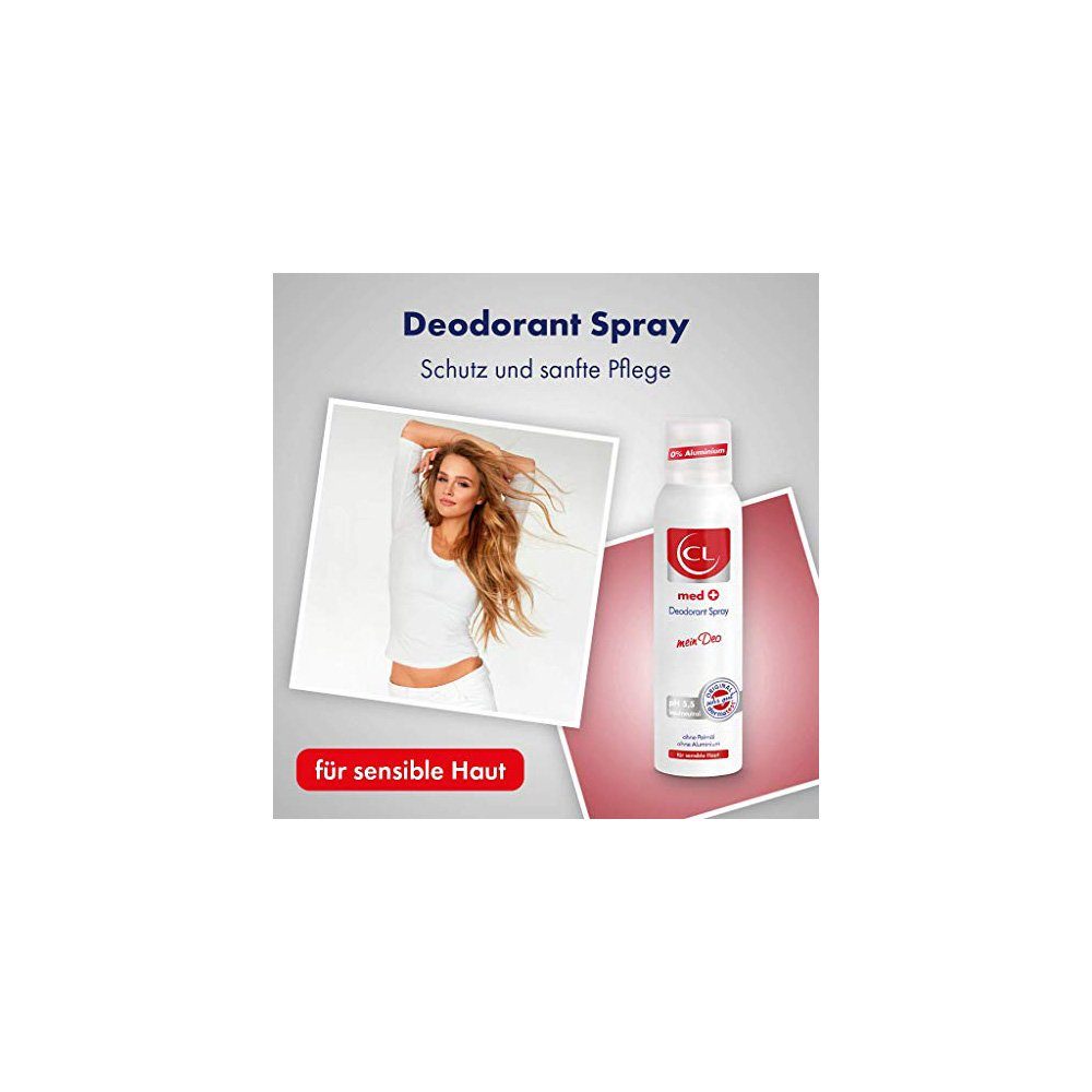 CL Deo-Spray medcare Deodorant Deo sensible Haut Spray - ph hautneutral für Spray