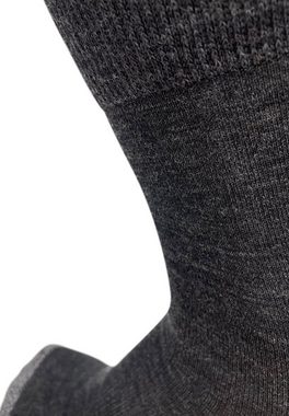 DRASSN Wandersocken Vohenstrauß Herren und Damen (1-Paar) aus Merino Wolle, mit druckfreiem Bündchen und Blasenschutz