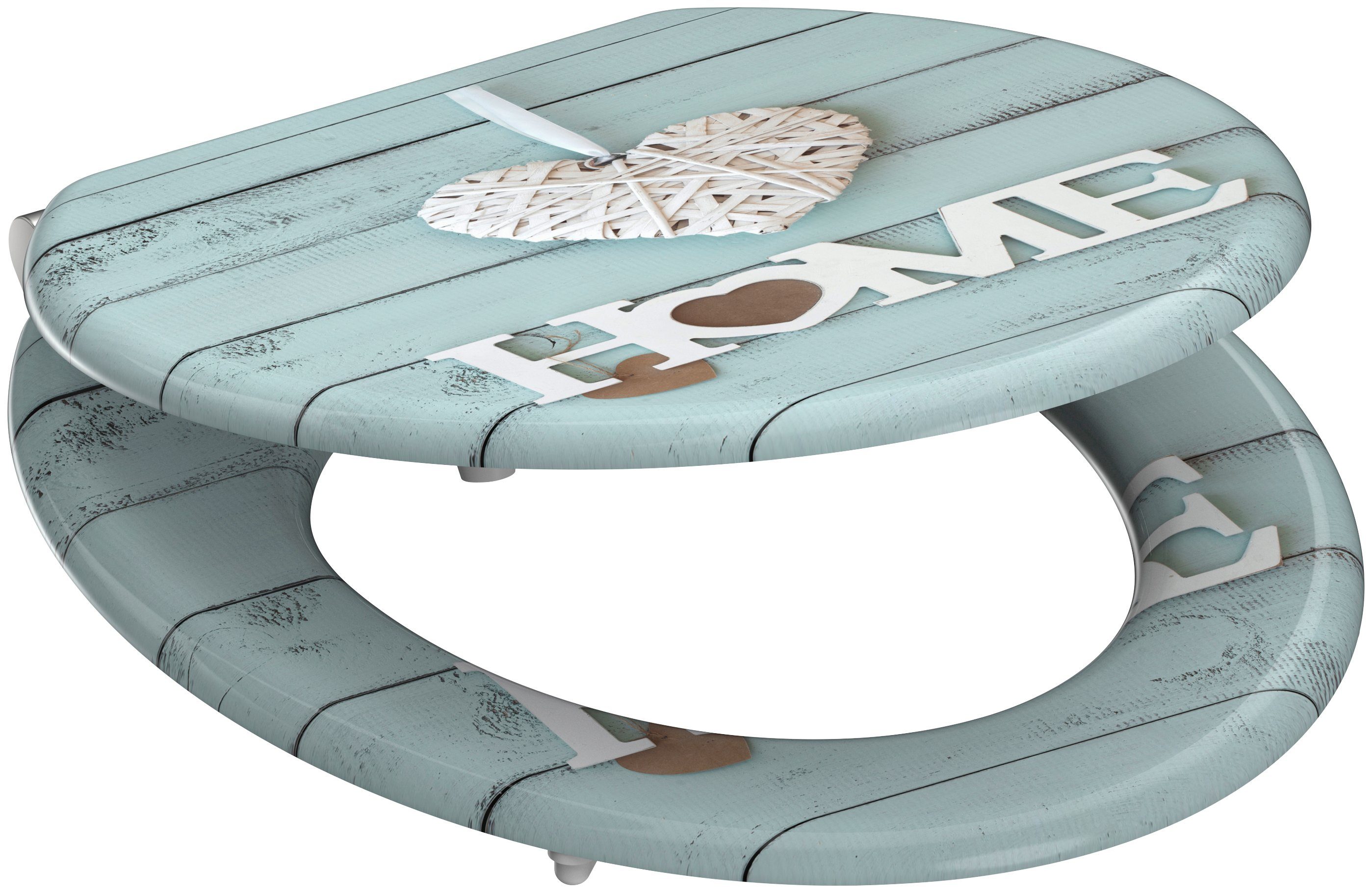 welltime WC-Sitz Home, mit Absenkautomatik, MDF, günstig online kaufen