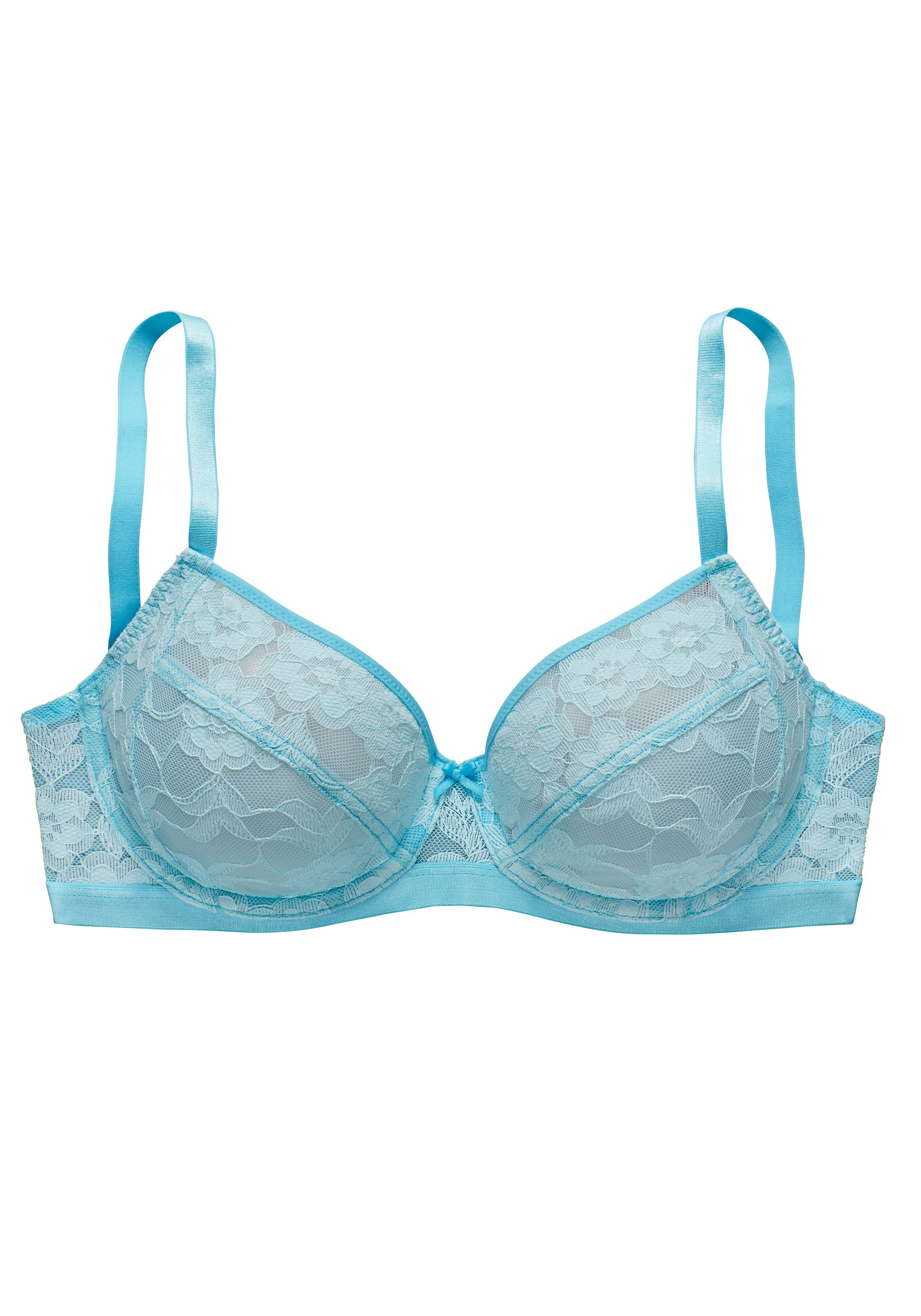LASCANA Bügel-BH aus zarter, elastischer Jacquardspitze und feinem Mesh, sexy Dessous – Bild 2 von 5