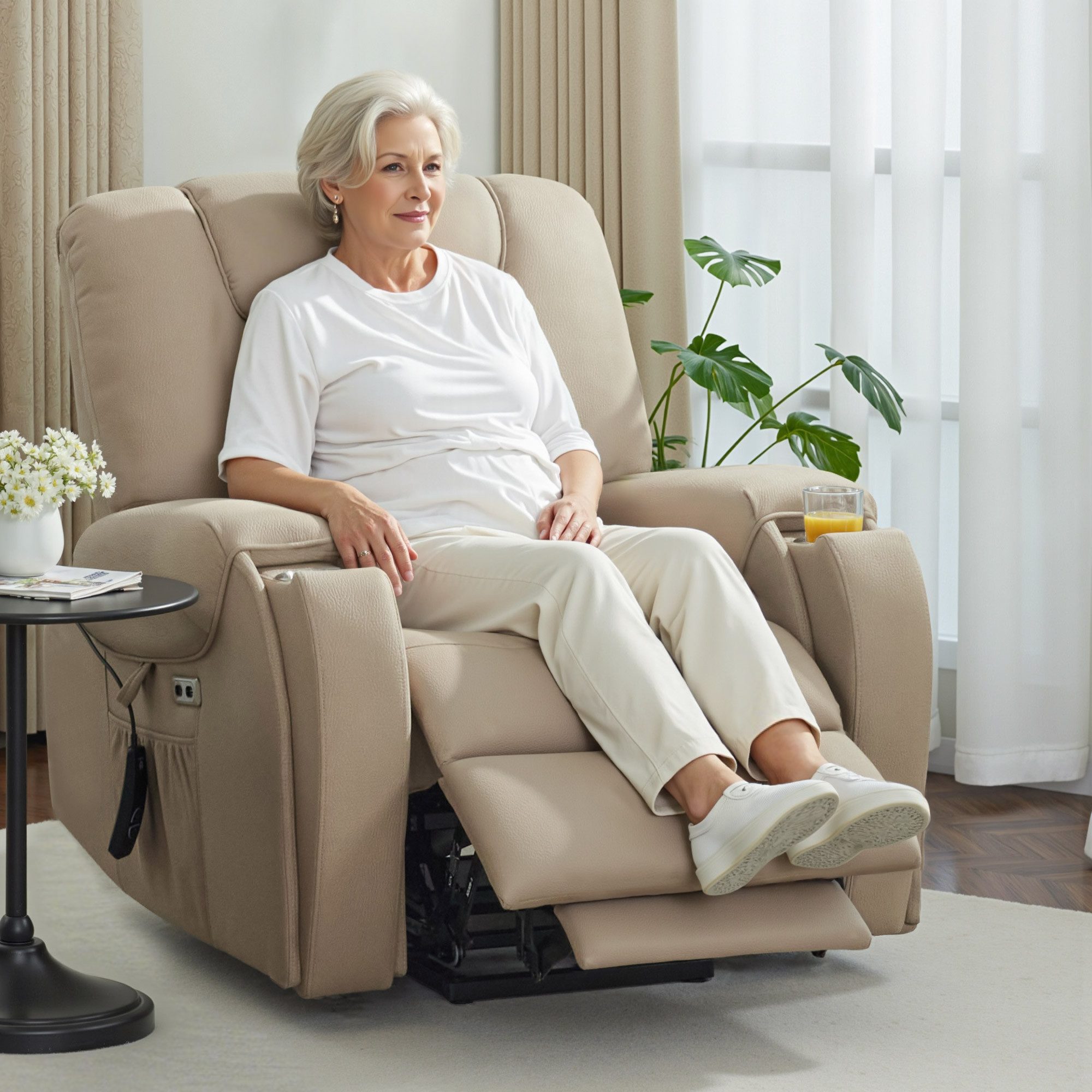 MCombo Relaxsessel M MCombo Fernsehsessel mit Aufstehhilfe Elektrisch 7252 günstig online kaufen