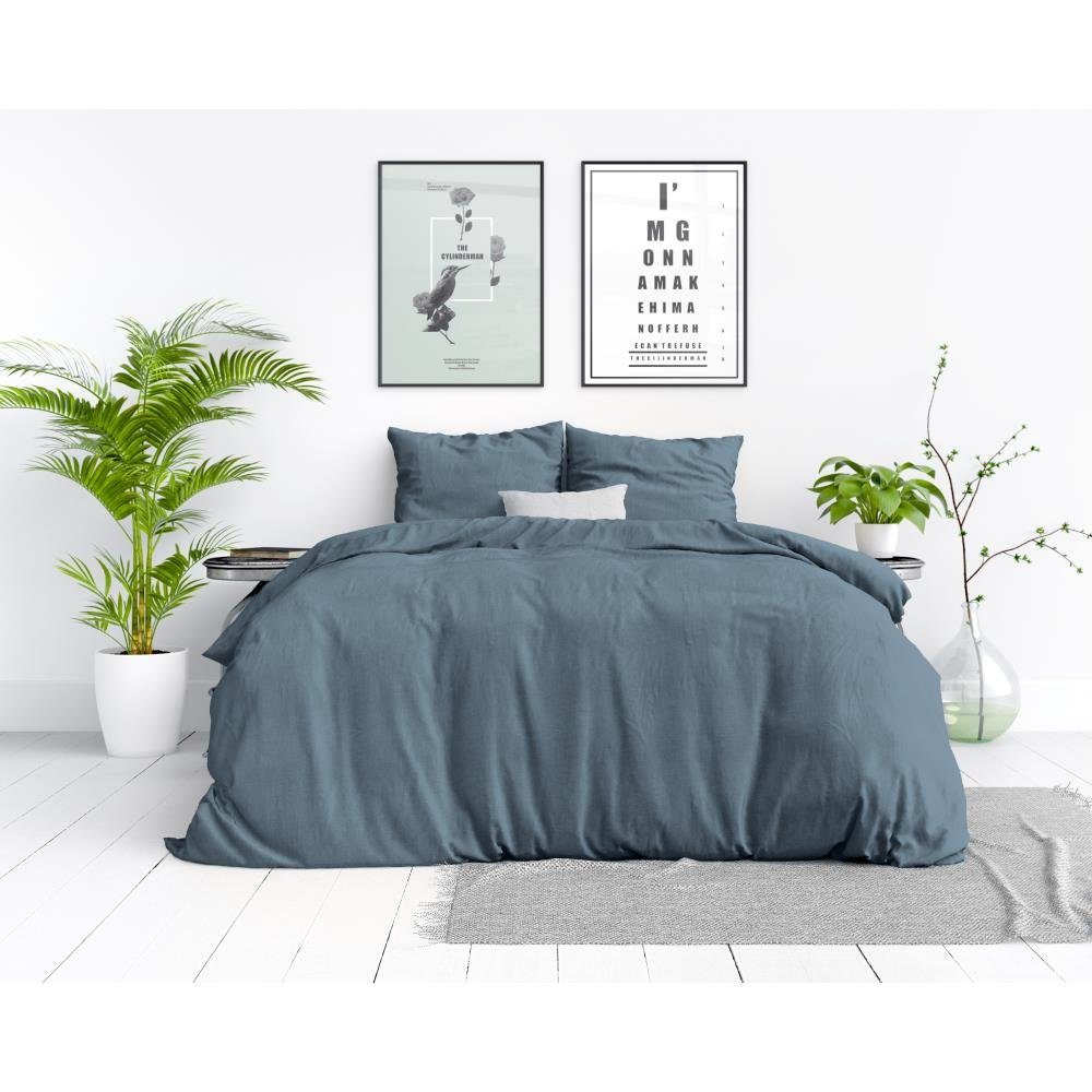 Sitheim-Europe Bettwäsche STONE WASHED Baumwolle Bettbezug günstig online kaufen