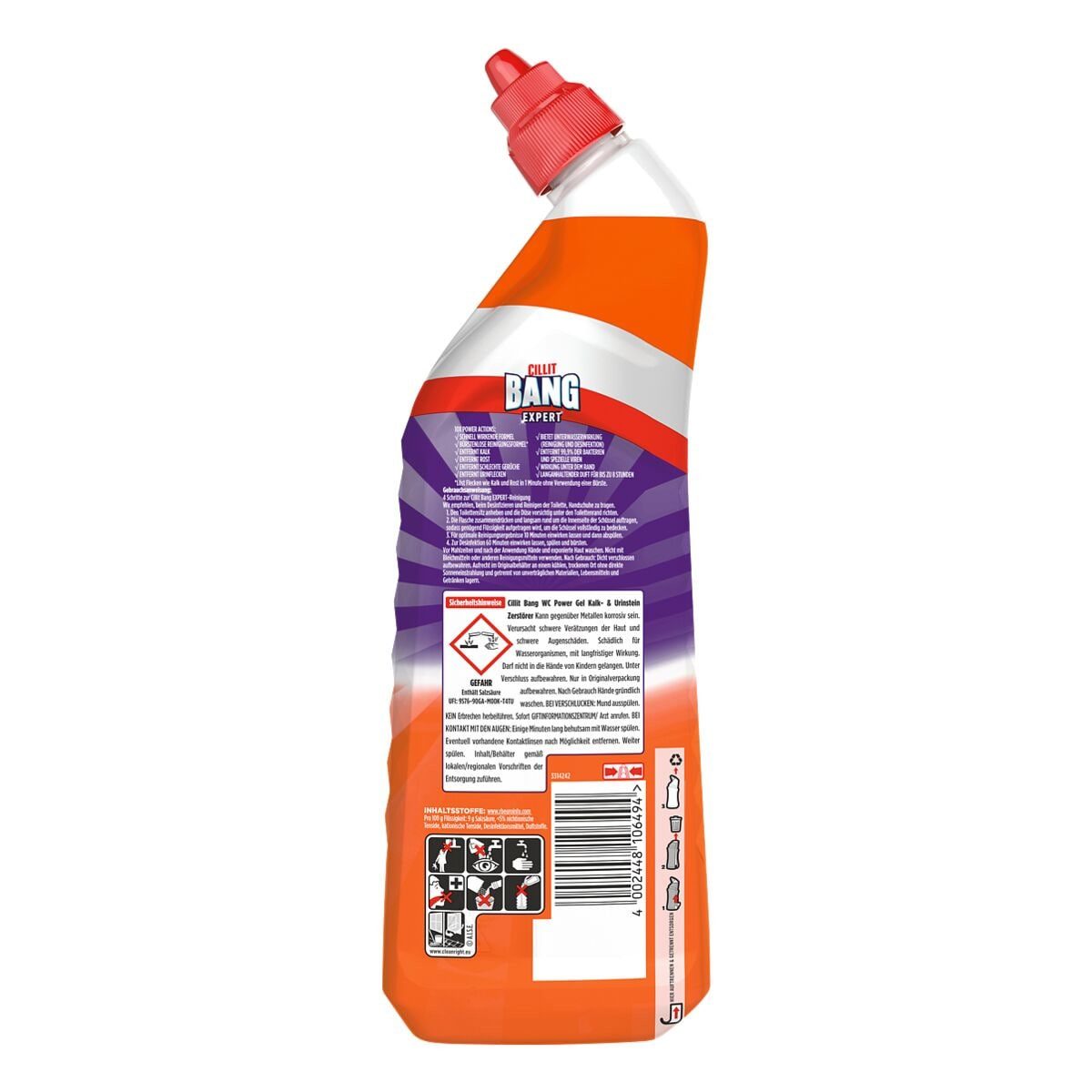 CILLIT BANG CILLIT BANG Power Actions Kalk und Urinzerstörer WC-Reiniger (750 ml)