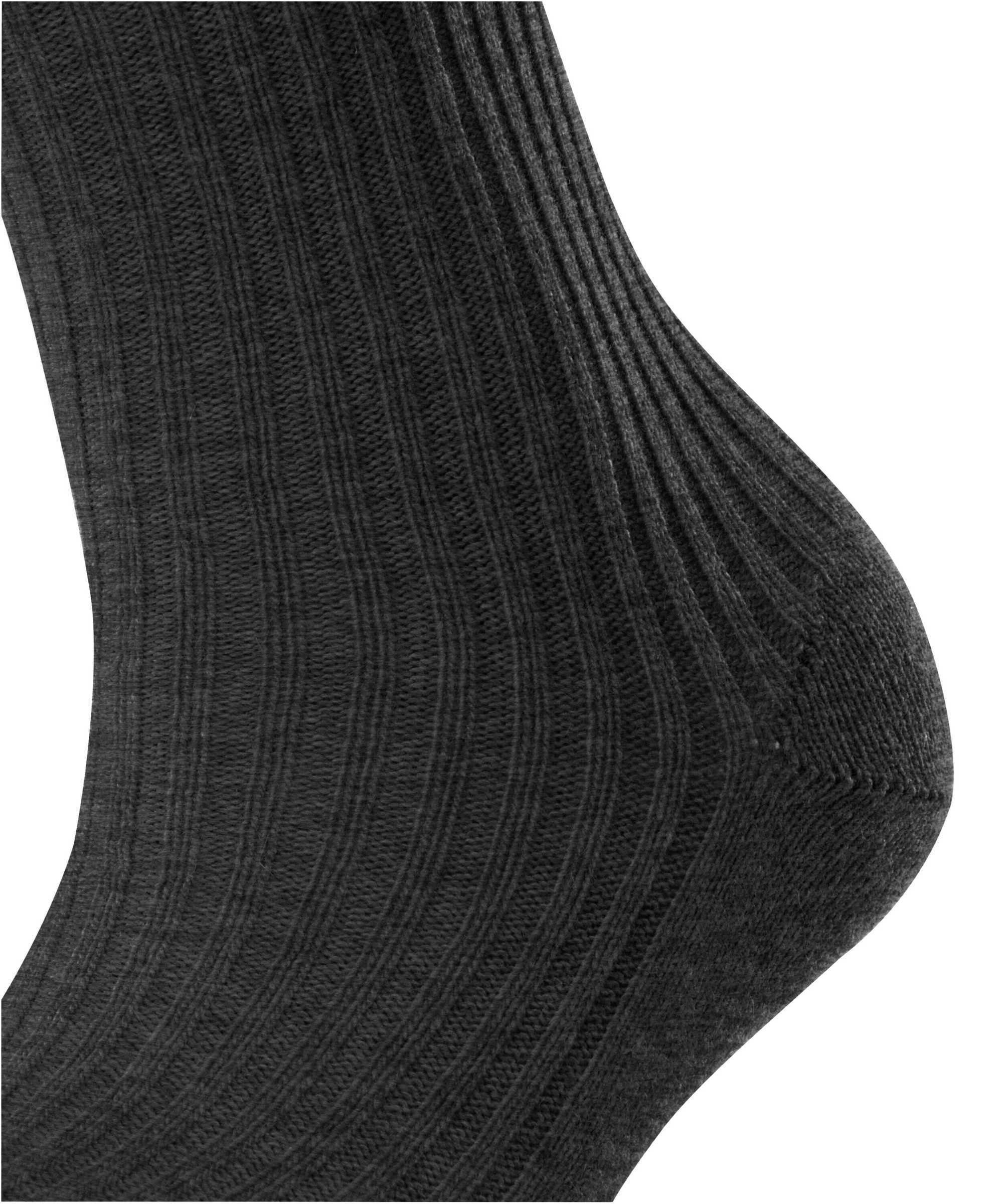 FALKE Wool Kurzsocken Damen Dunkelgrau Socken - Kurzsocken Cosy Boot,