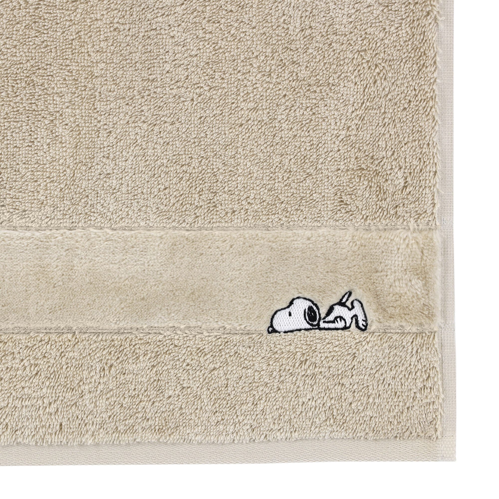 Vossen Handtücher PEANUTS Sleepy Snoopy Frottier, 100% Baumwolle (1-St) – Bild 2 von 2