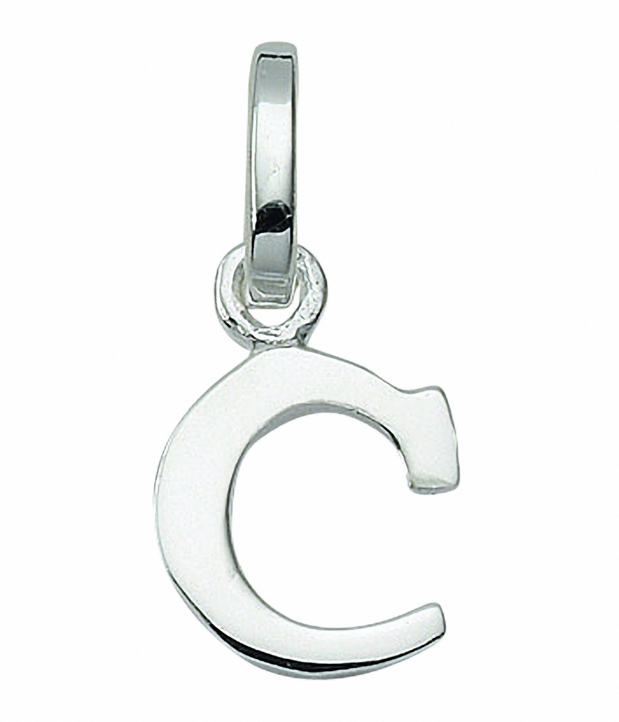Buchstabenanhänger Buchstabenanhänger C 925 Silber