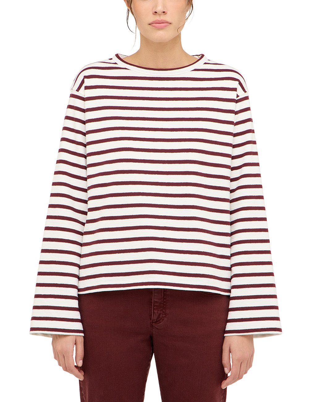 MUSTANG Langarmshirt Damen Style Sutton