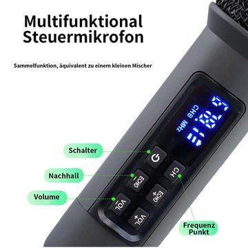 Welikera Mikrofon Drahtloses Mikrofon, 2500mAh 5.0 Bluetooth DSP Eigenschaften