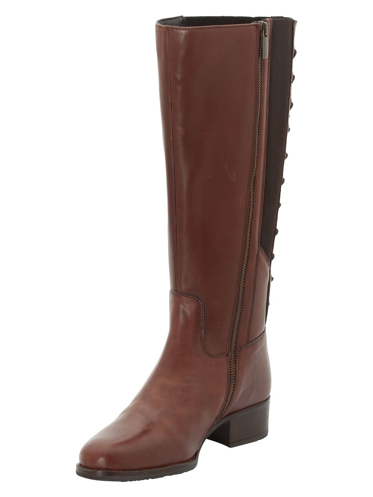 Sheego Große Größen Weitschaftstiefel in Schaftweite XXL mit Stretch-Einsatz und Schnürung