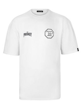 trueprodigy Oversize-Shirt Robin Logoprint Rundhals dicker Stoff