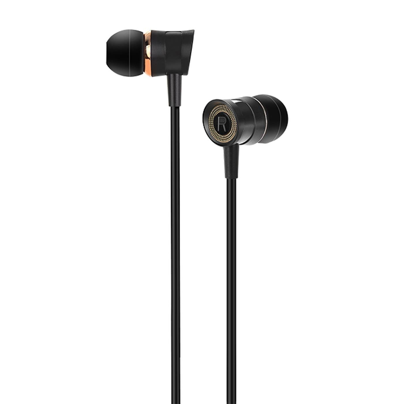 mm (Köpfhörer Headset 3.5 Klinke M37 Mikrofon 3,5mm Ear Smartphone-Headset In Pleasant mit HOCO Klinke Beats)