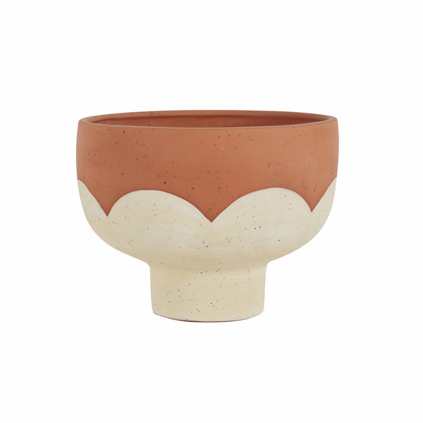Karaca Home Schüssel Einfacher Dekorativer Blumentopf, 20x15 cm