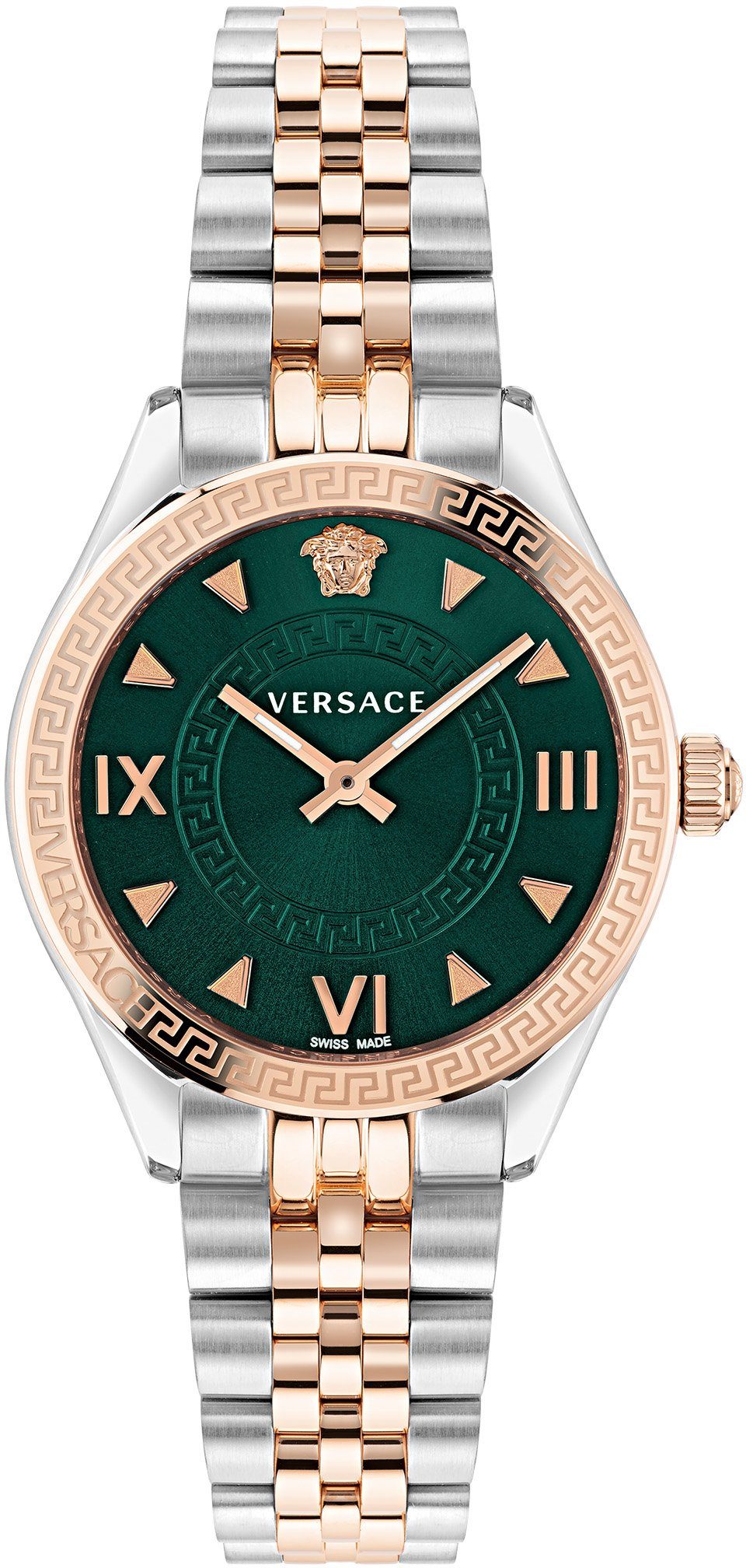 Versace Quarzuhr HELLENYIUM LADY, VE2S00422, Armbanduhr, Damenuhr, Saphirglas, Swiss Made