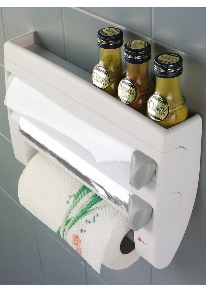 Metaltex Wandrollenhalter Roll'n Roll, Kunststoff