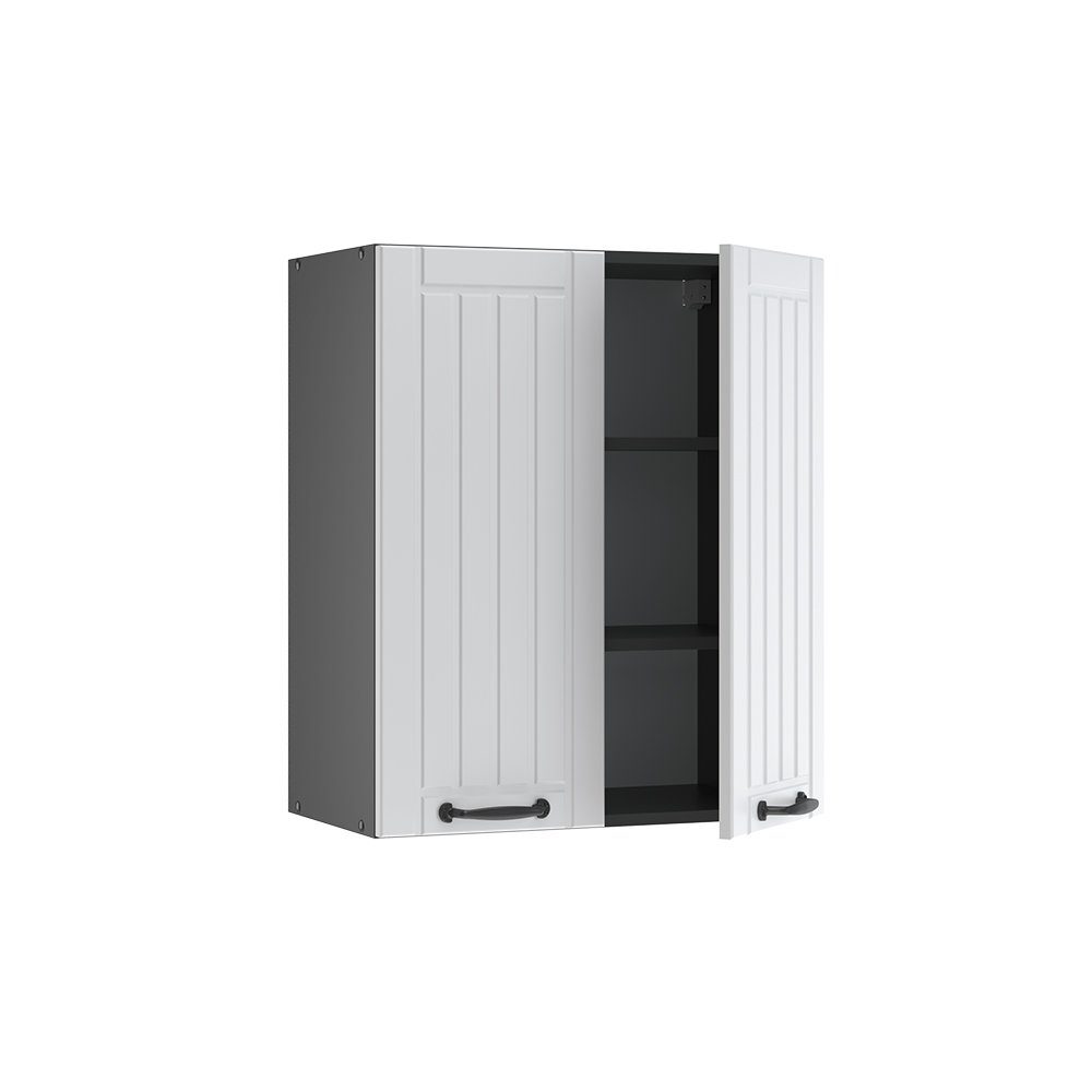 Vicco Hängeschrank Fame-Line, Weiß Landhaus/Anthrazit, 60 cm (1-St)