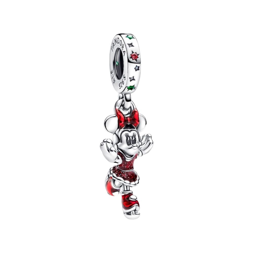 Pandora Charm-Einhänger 793530C01, Eislaufen, Disney, Minnie Maus