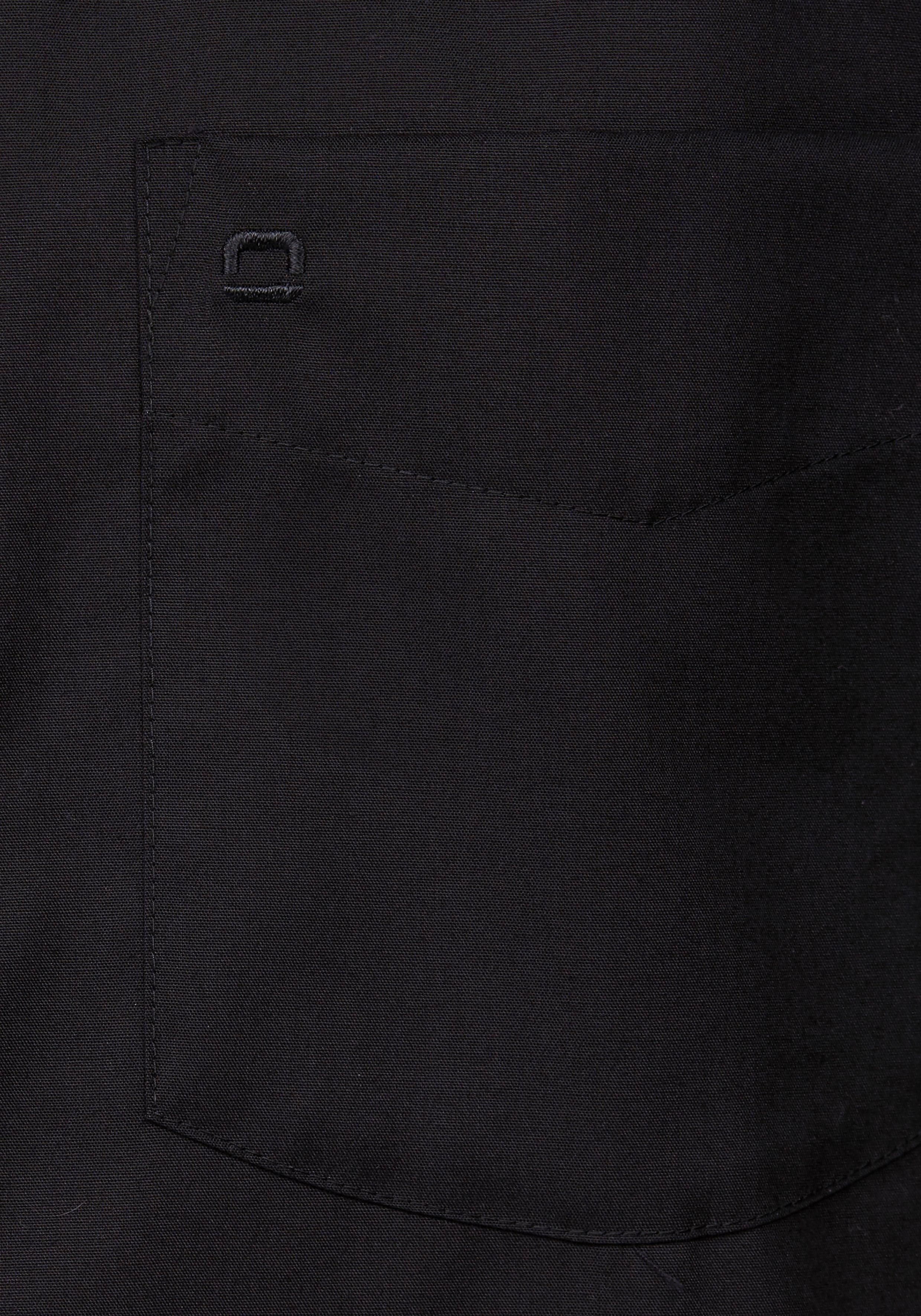 OLYMP Businesshemd Luxor fit schwarz modern bügelfrei Kentkragen