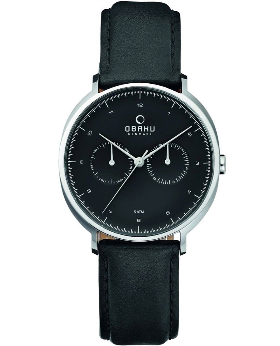 Obaku Quarzuhr Obaku V193GMCBRB Herrenuhr