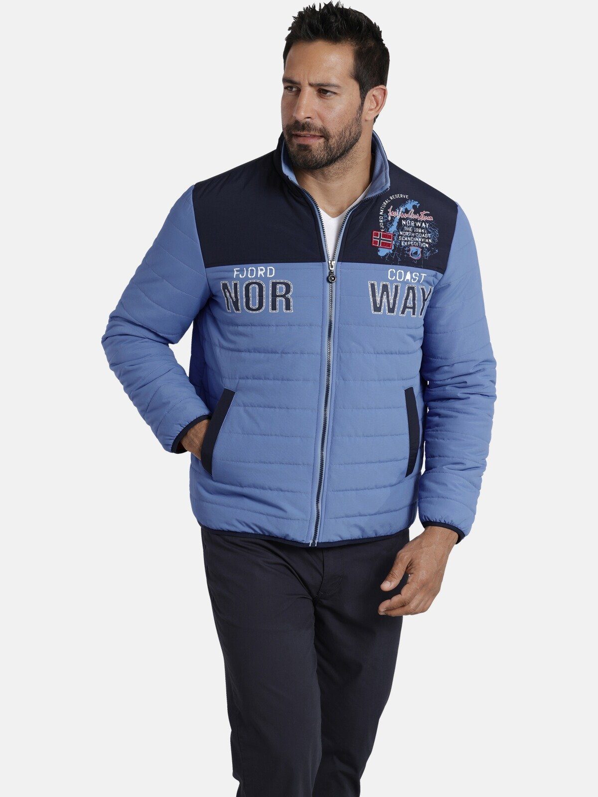 Angebot aussprechen Jan Vanderstorm Blouson Material pflegeleichtem VOLKWIN aus