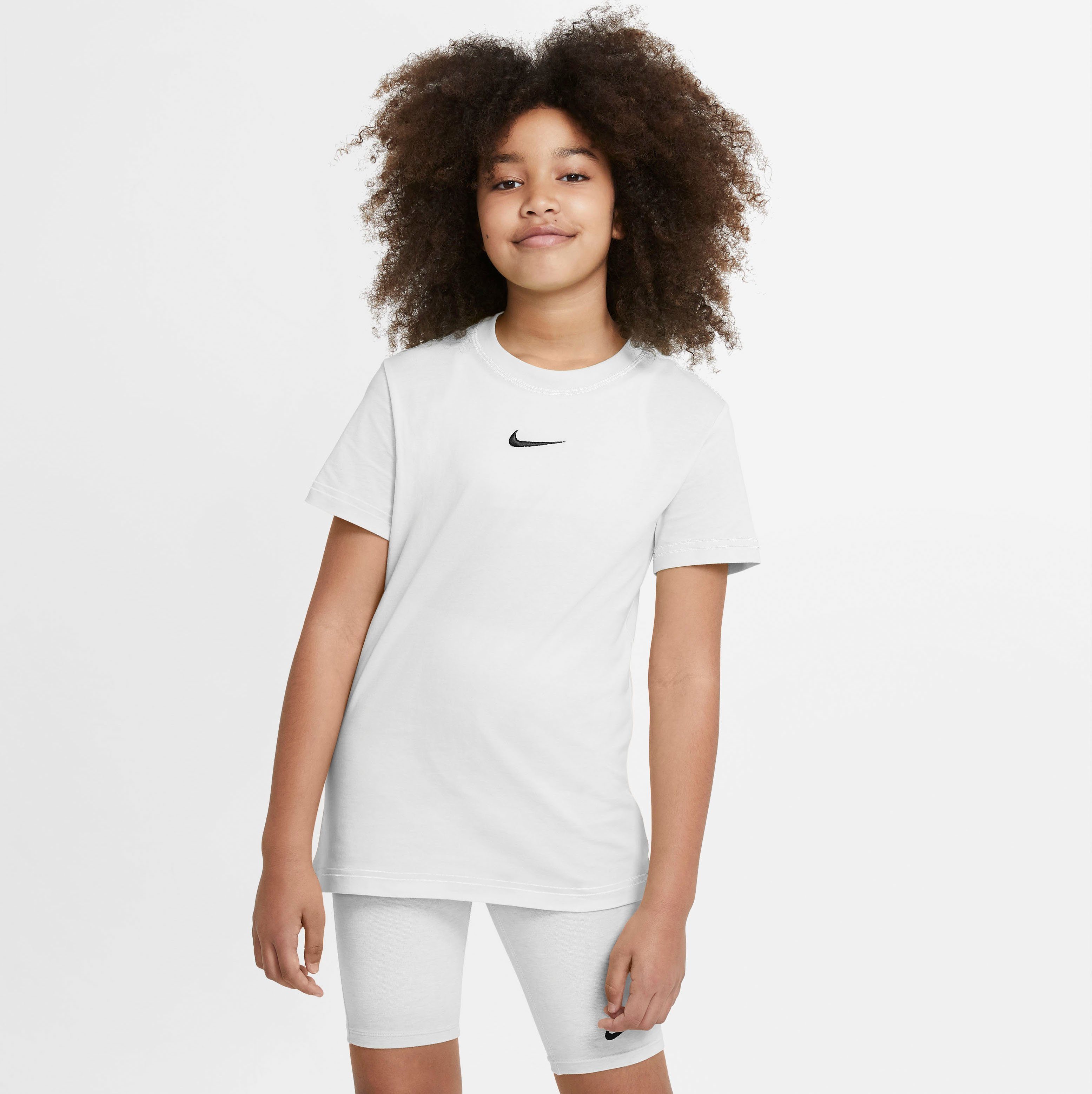 Nike Sportswear T-Shirt Big Kids' (Girls) T-Shirt weiß | Sport-T-Shirts