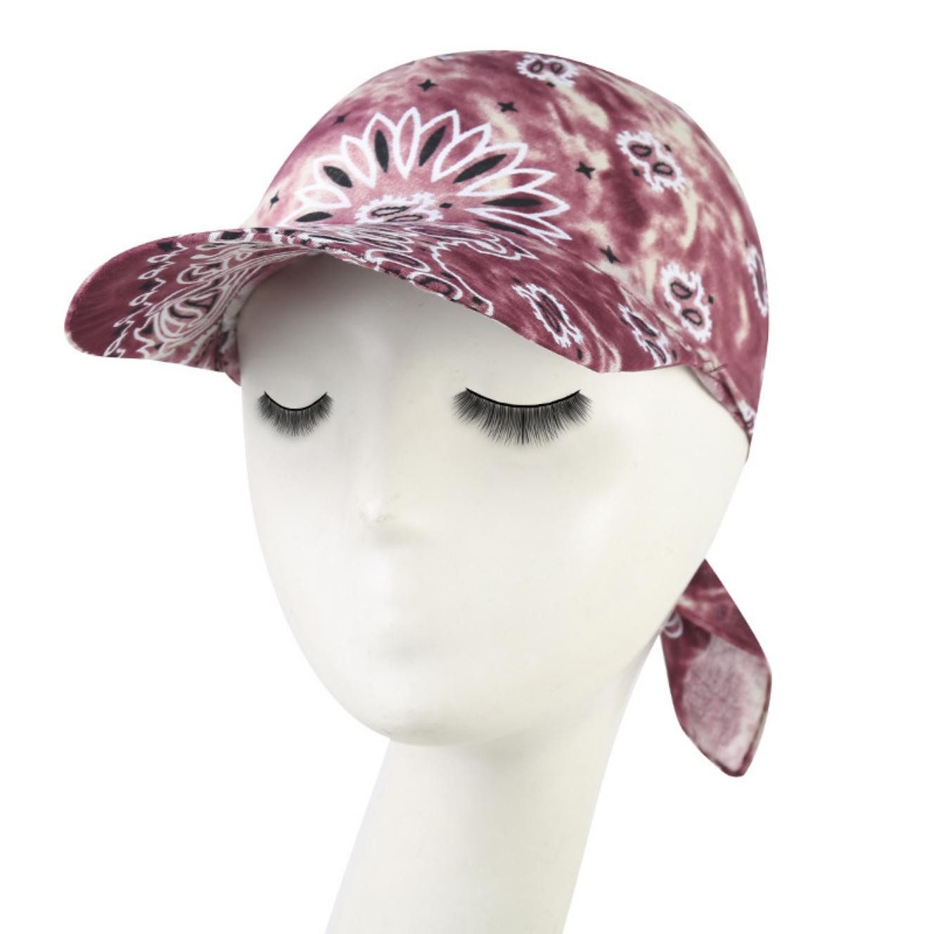 Coonoor Baseball Cap Bandana Cap mit Schleifenbindung Damen,leicht und weich