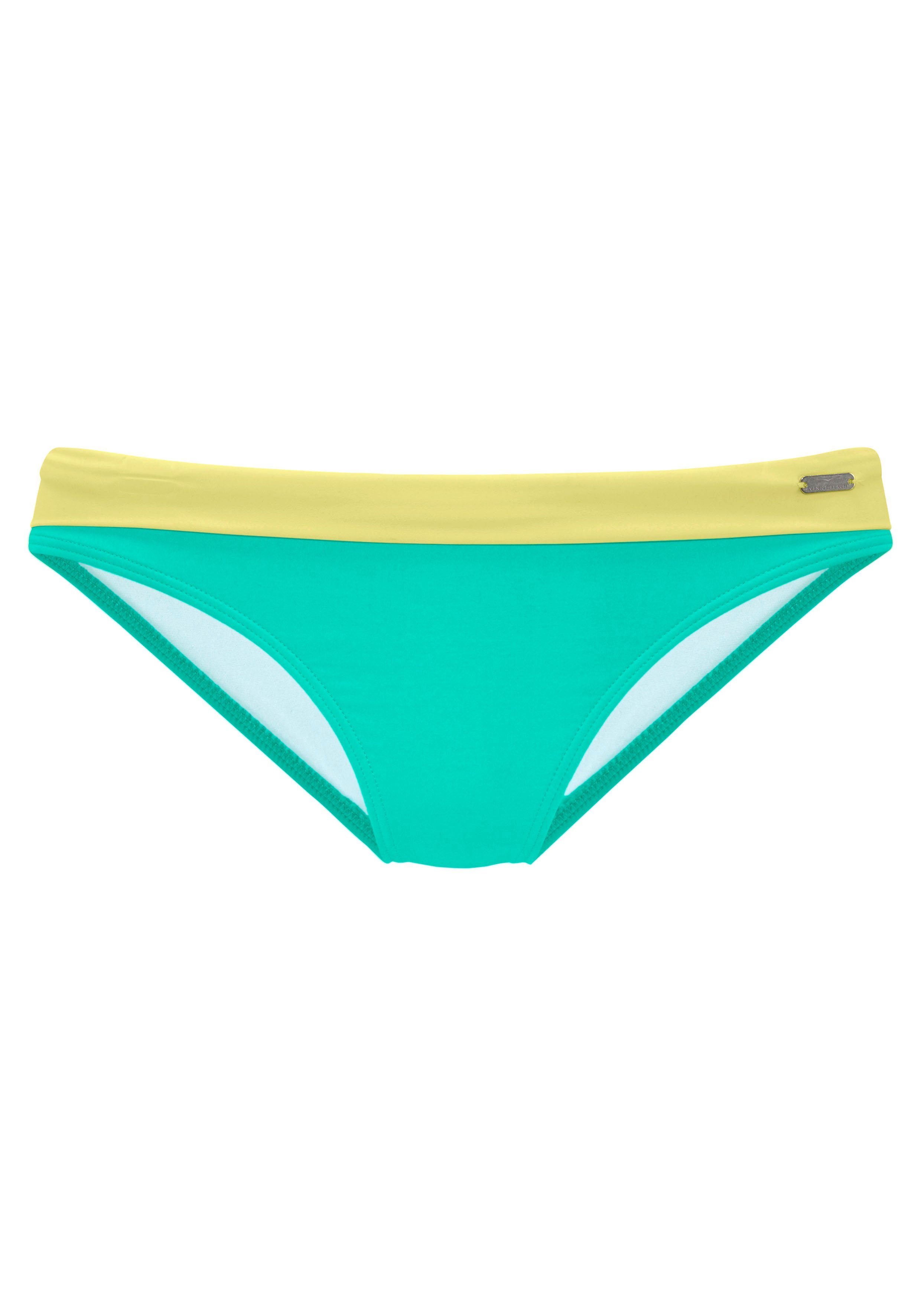 Venice Beach Bikini-Hose Anna mit kontrastfarbenem Bund – Bild 2 von 5