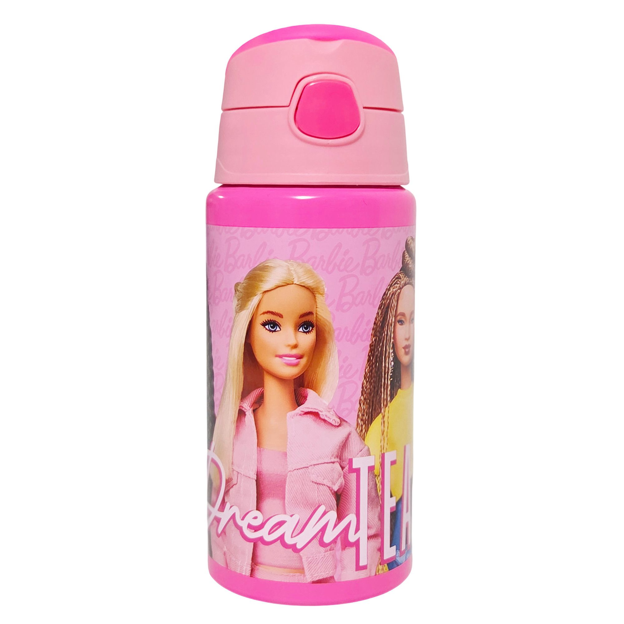 Barbie Trinkflasche Barbie Kinder Aluminium Sport Wasserflasche Flasche 500 ml
