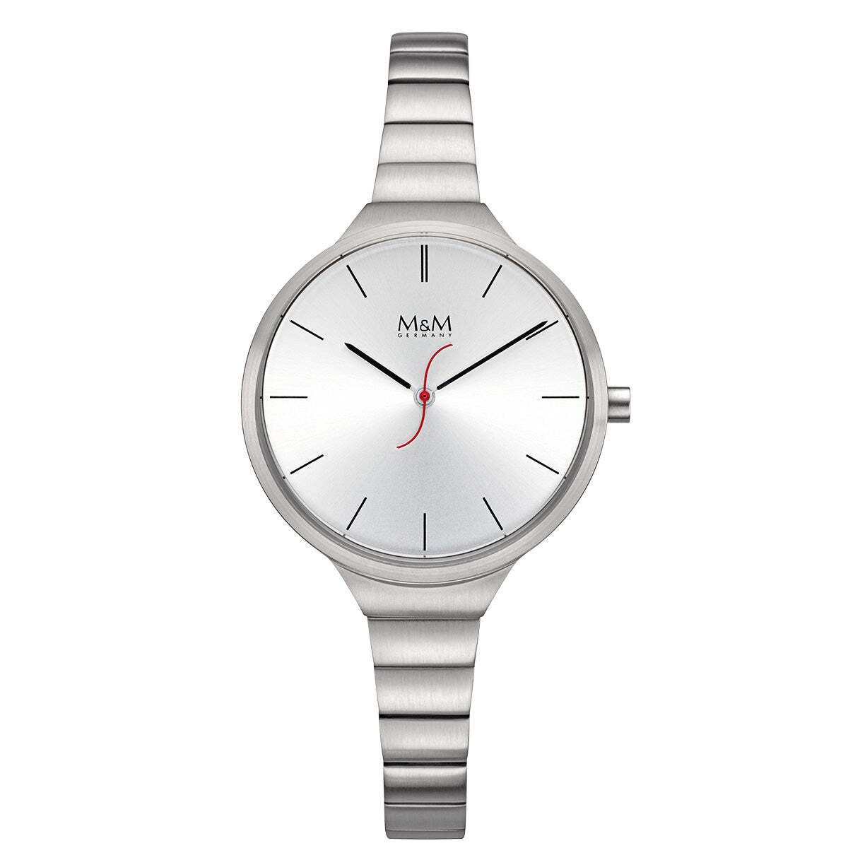 Quarzuhr Armbanduhr Damen silber / gold Circle Line