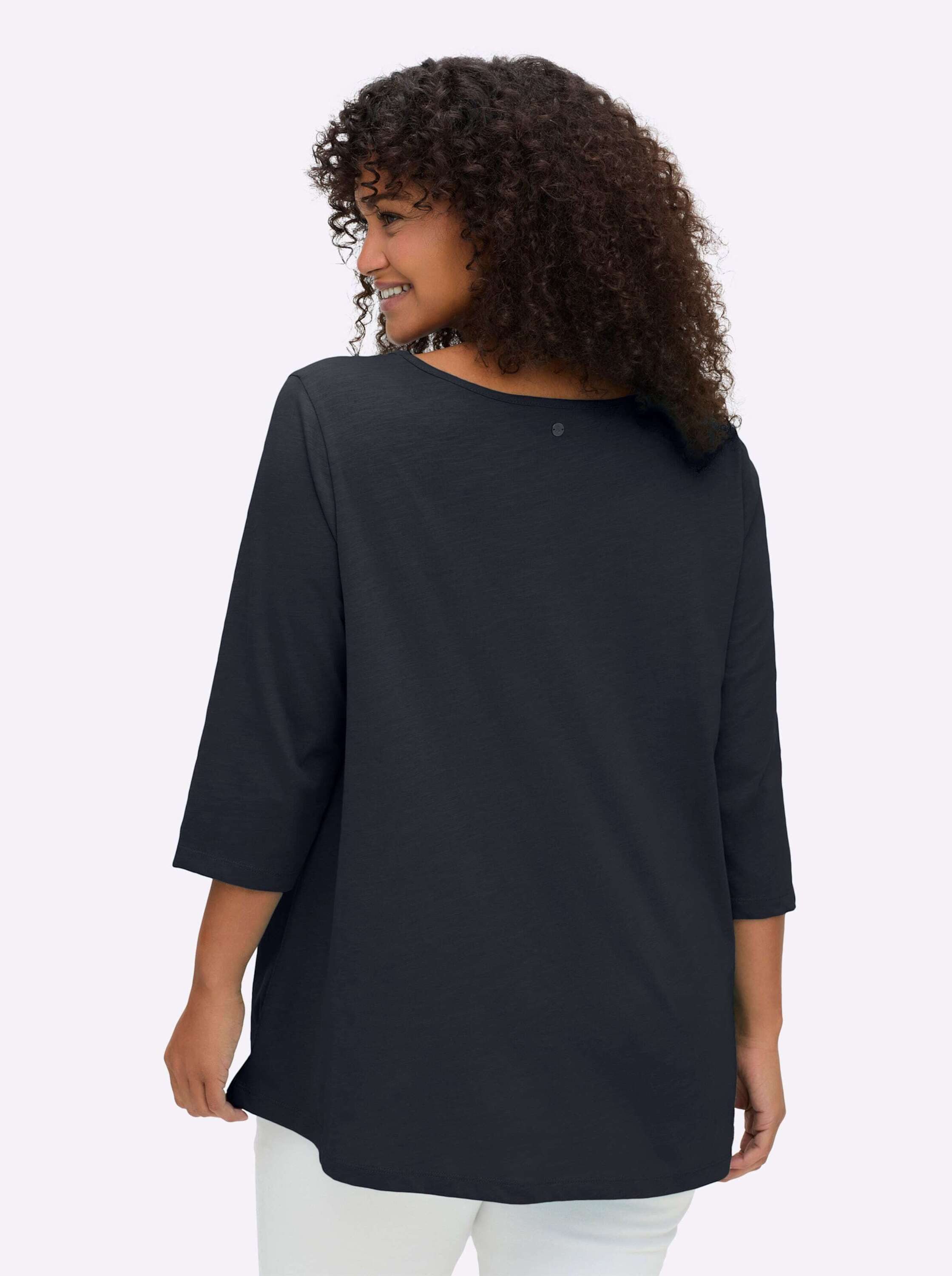 Sheego T-Shirt 3/4-Arm-Shirt 3/4-Arm günstig online kaufen