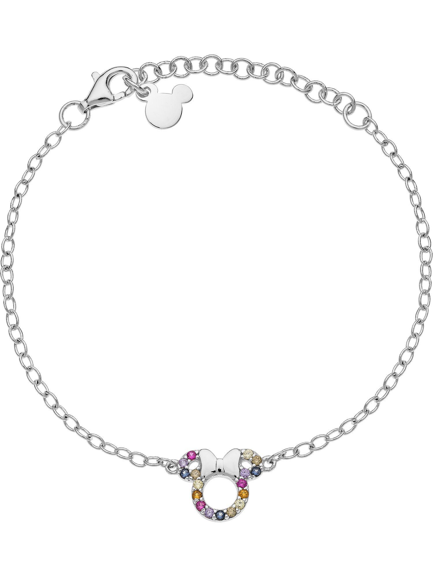 Silberarmband Disney Damen-Armband 925er Silber 20 Zirkonia