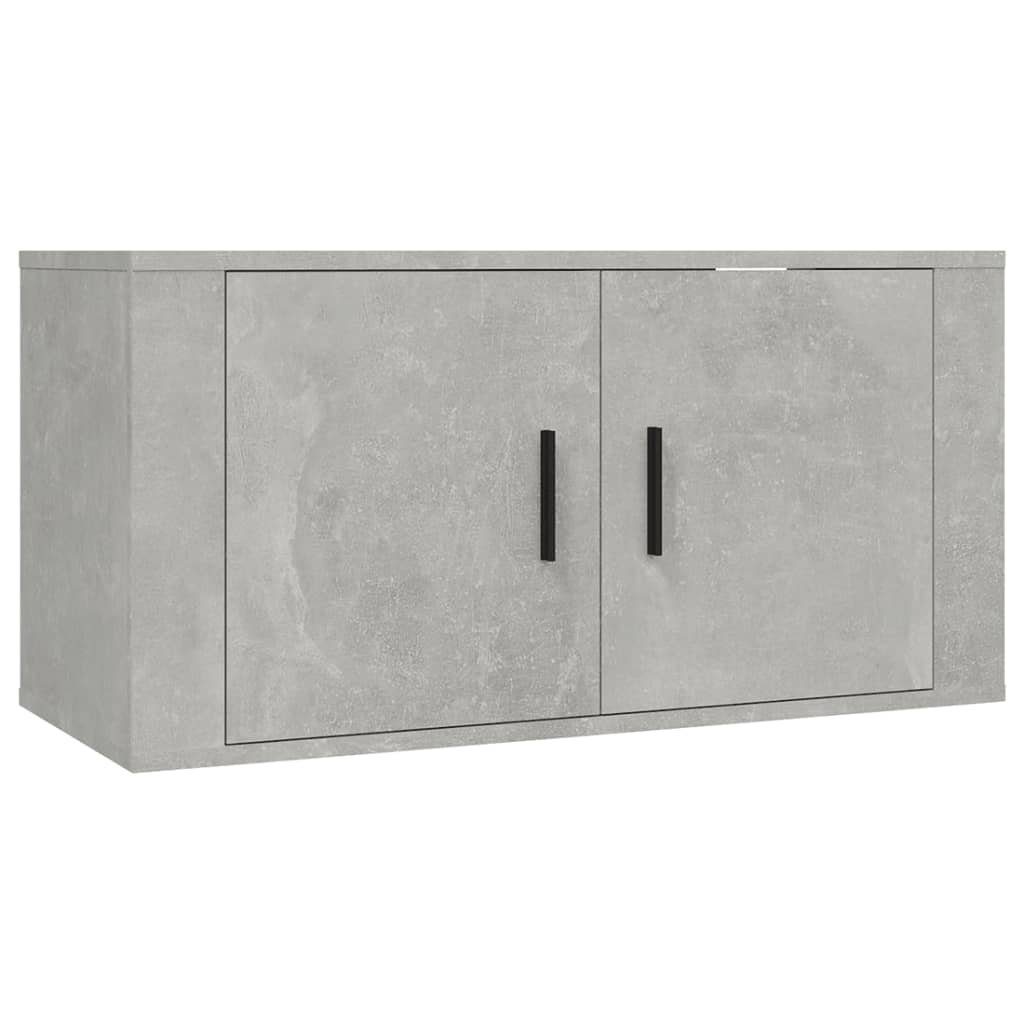 vidaXL TV-Schrank Betongrau (6-St) TV-Schrank-Set Holzwerkstoff 6-tlg.