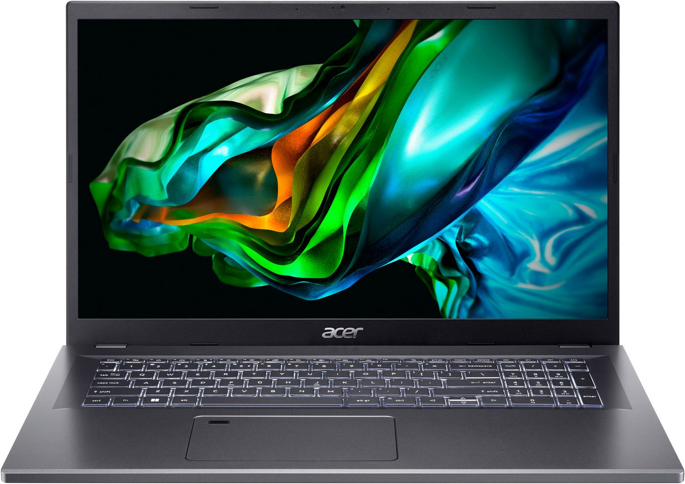 Acer Aspire 17 Notebook (43,94 cm/17,3 Zoll, Intel Core 5 120U, Intel Graphics, 16 GB, 512 GB SSD) grau